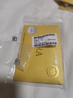 Moissanite S925 Silver Stud Earrings 1.0ct