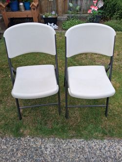 Folding Chairs - Pair