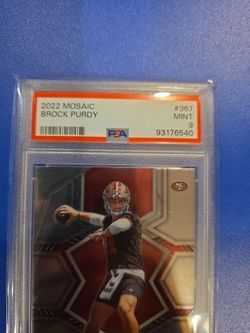 2022 mosaic Brock Purdy PSA 9