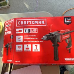 CRAFTSMAN  1/2-in 7-Amp Corded Hammer Drill (Tool Only)