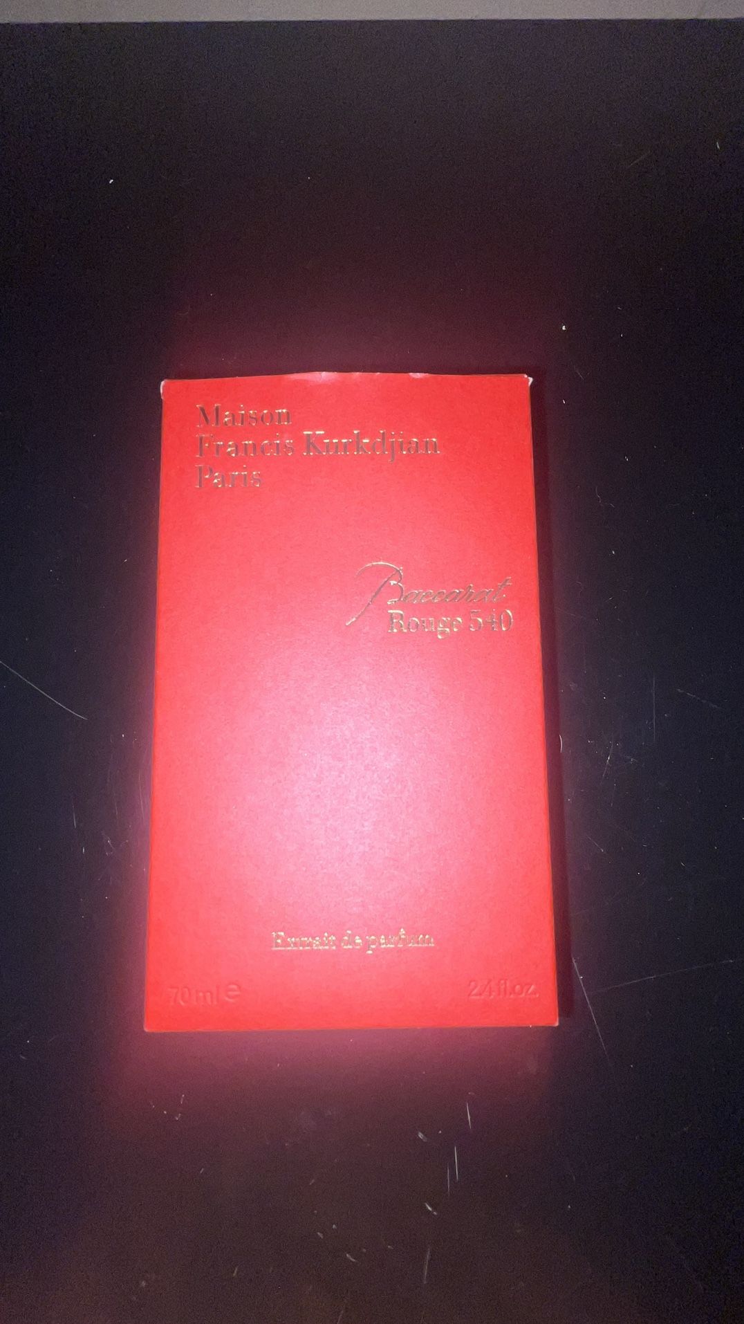 Maison Francis Baccarat Rouge 540 70ml (Sprayed Once)