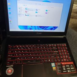 MSI Stealth Pro Gaming Laptop Intel Core i7-7th Gen 16GB Ram 256GB SSD+1TB HDD, GTX 1060 6GB Graphics, Windows 11, Charger. 