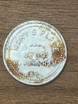 Drink Token for Mary’s Place, Wisconsin