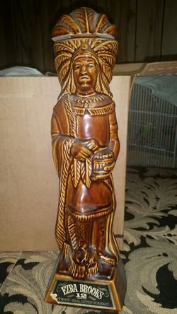 Old decorative liquor bottle