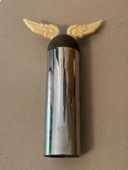 Stainless steel and resin wine opener