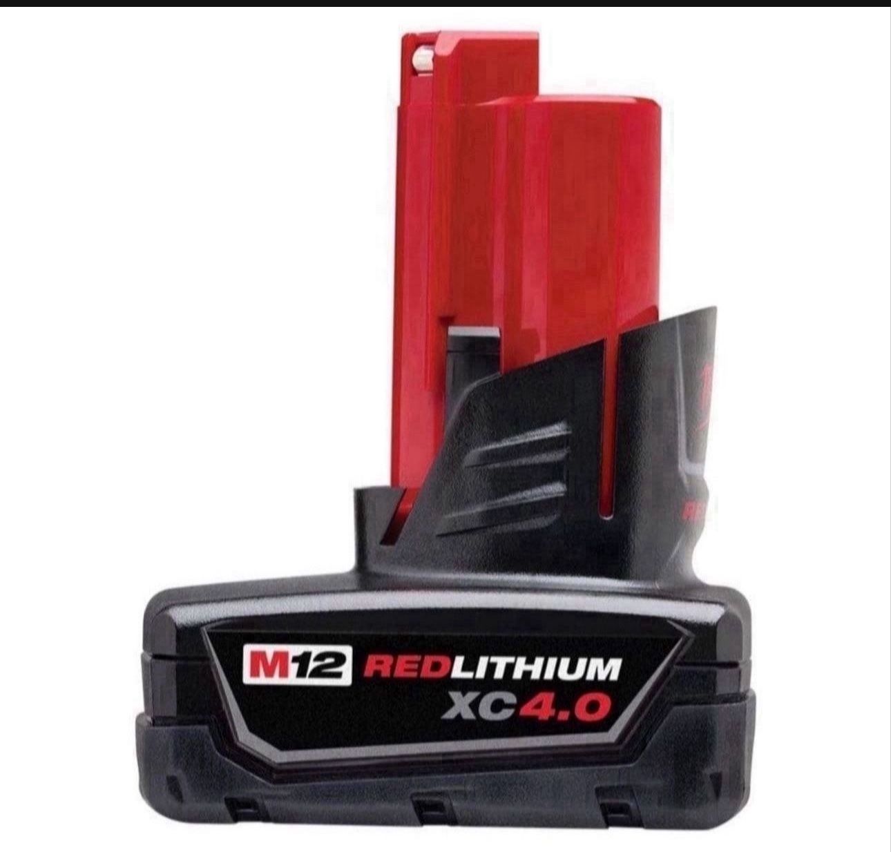 New - Milwaukee M12 12-Volt Lithium-Ion XC Extended Capacity 4.0 Ah