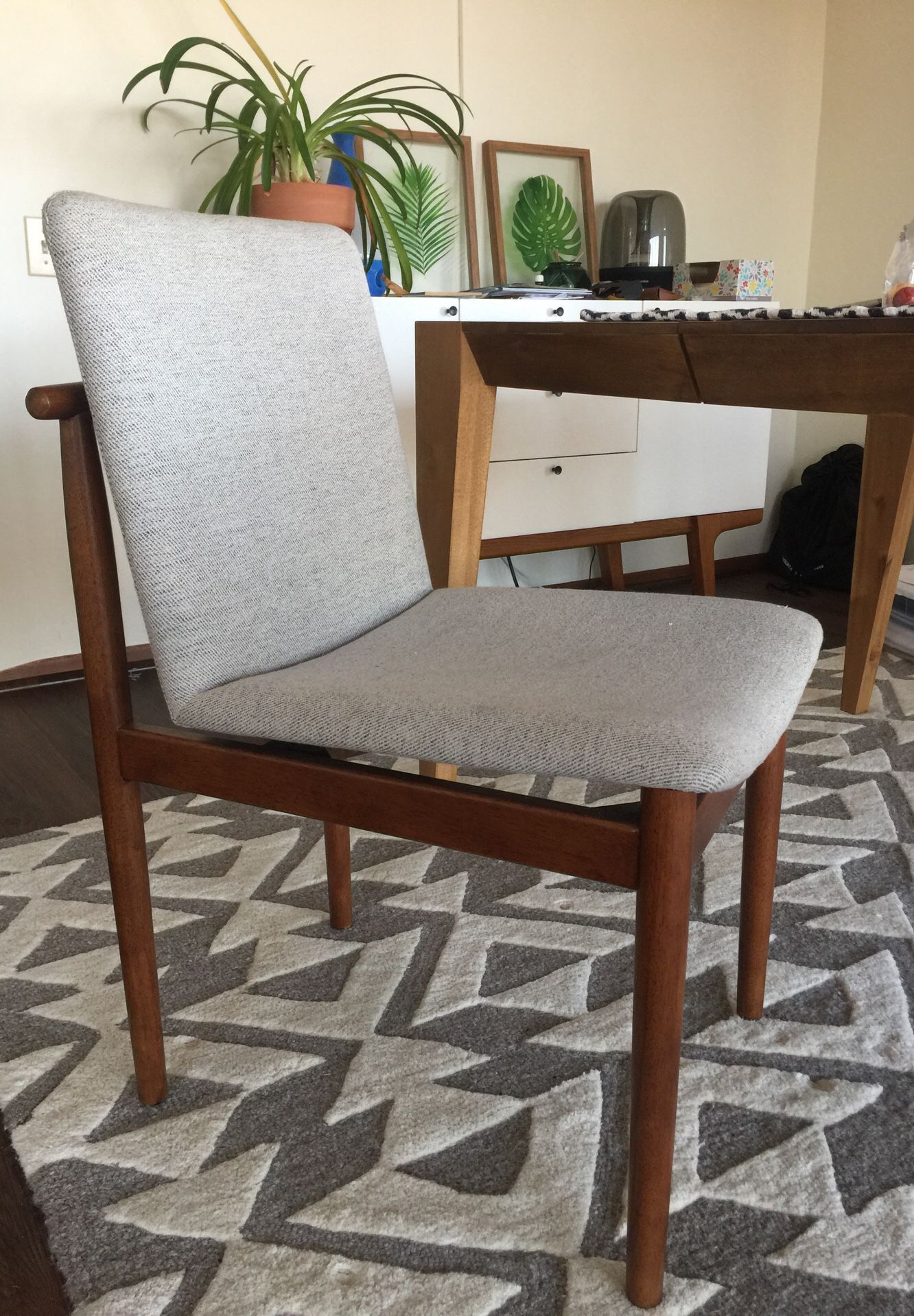 West Elm Framework Upholstered Dining Chair