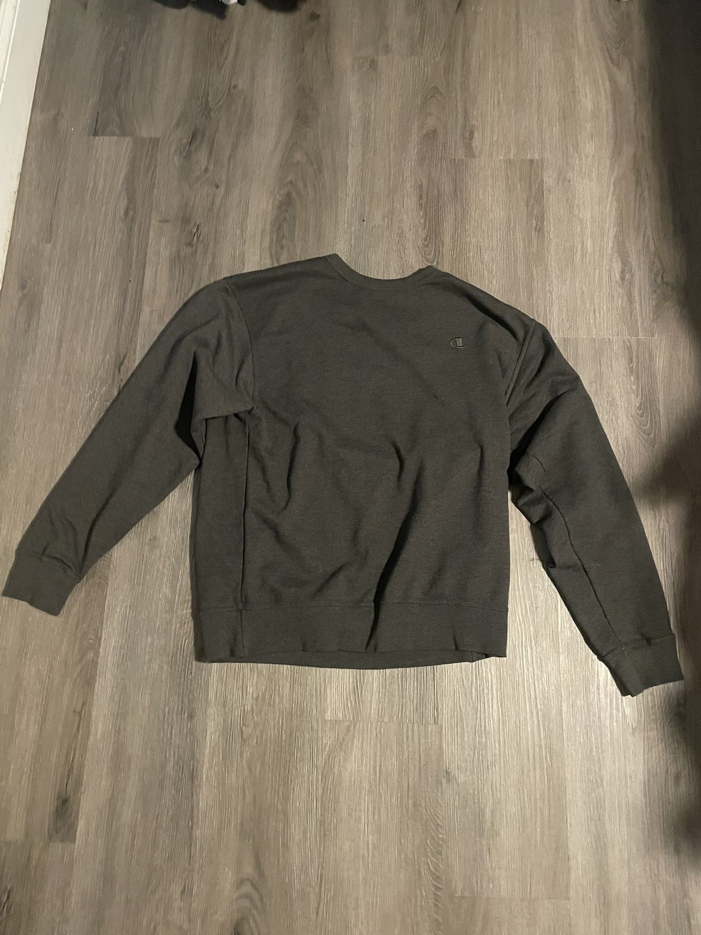 Y2K Grey Champion crewneck sweatshirt