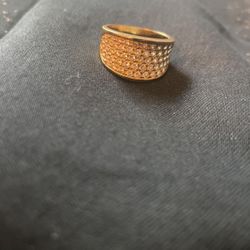 Gold Ring 10k With Diamonds 