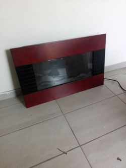 Fake fireplace
