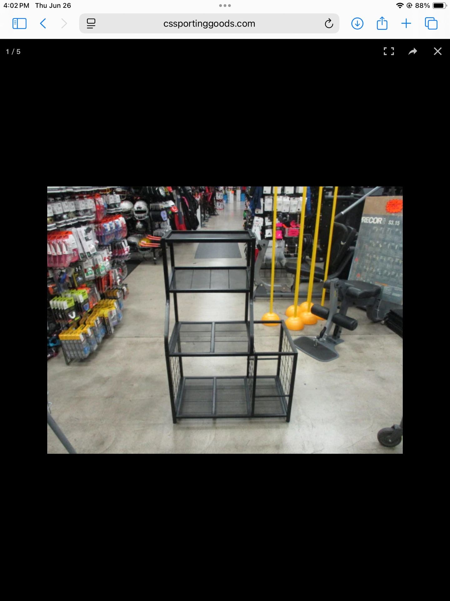Used Weight Rack Home Gym Storage( Read The Description!!)