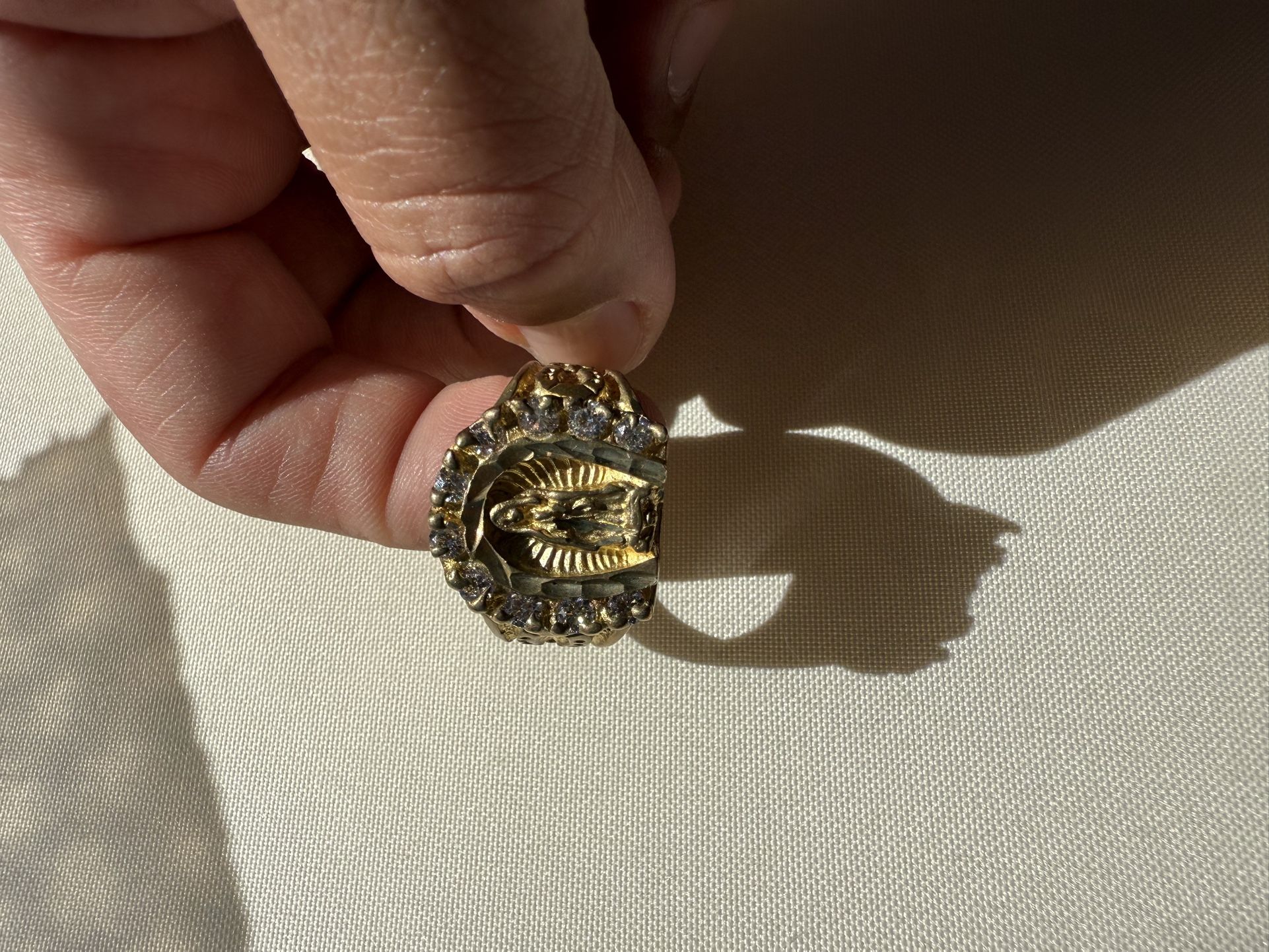 18k Gold Plated Ring 11.5