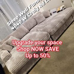 ✨️ Cuddler Sectional Sofa 🌟 Furniture Queen Bedrooms, Dining Avail 