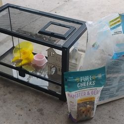 Hamster Tank With Accessories For 60 Dollars 