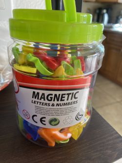Magnetic Letters & Numbers
