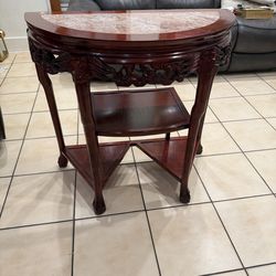 Asian Wood Decorative Table