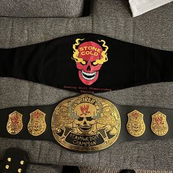 Smoking Skull Belt