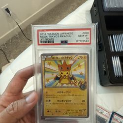 Pokemon Mega Tokyo Poncho Pikachu PSA 10