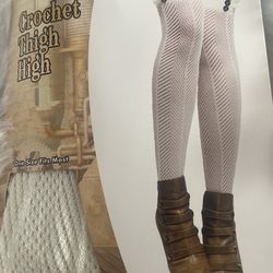 Crochet thigh high 