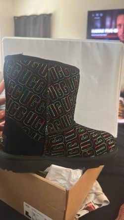 Ugg Kids Classic II Graphic Stitch Boots