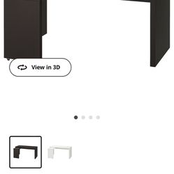 IKEA DESK "Malm" with Pullout Panel