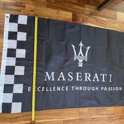 Maserati  Flag Banner $20