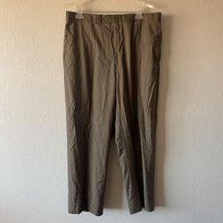 JB Britches Nordstrom, Mens Brown Dress 110s Wool Pockets Pants , Size 38 X 28
