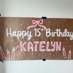 Already Made Birthday Banner