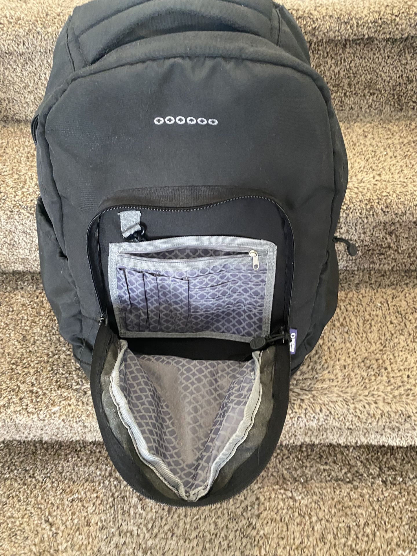 J World New York Sunrise Rolling Backpack