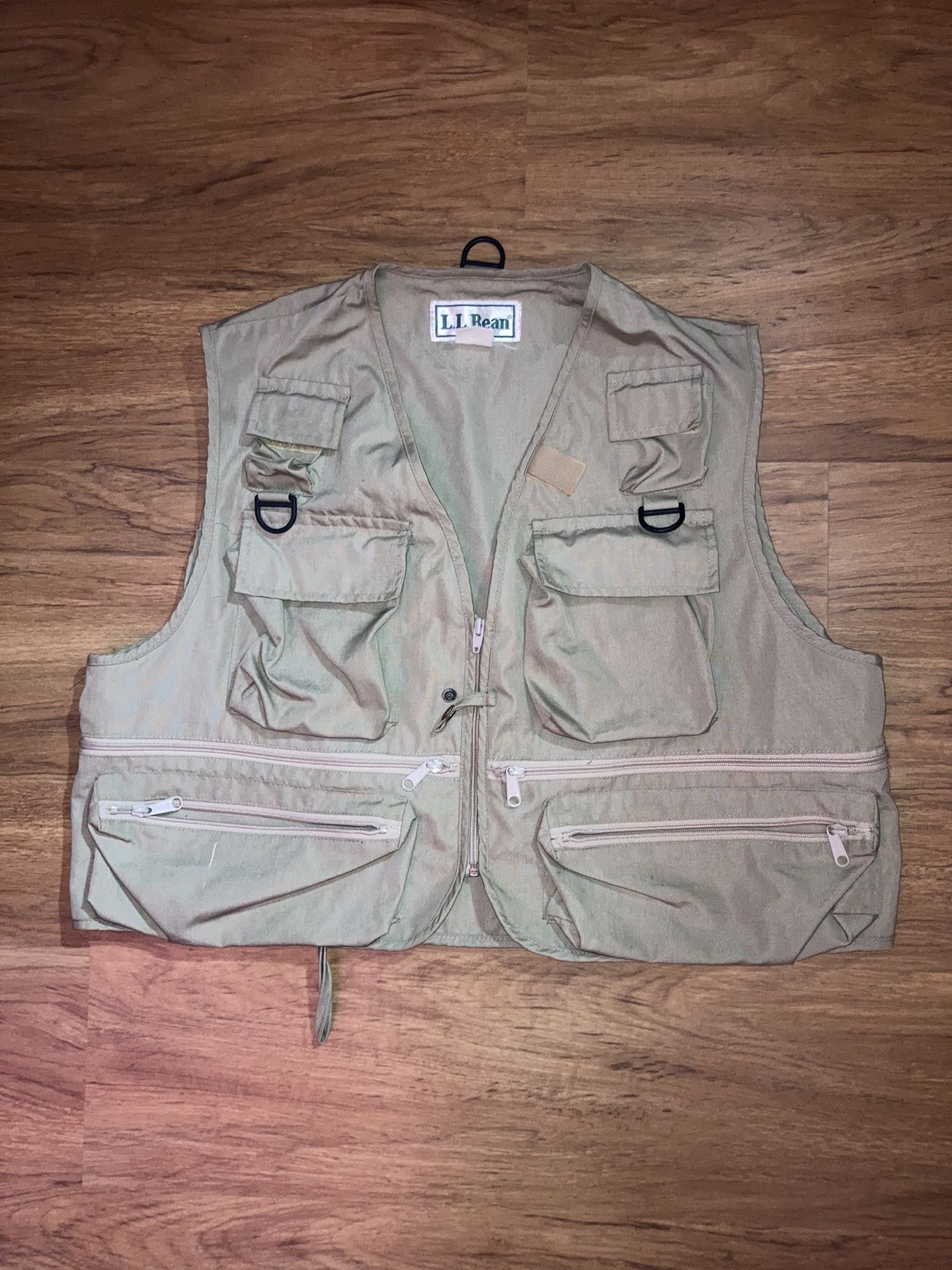 Vintage L.L. Bean Cargo Vest Khaki