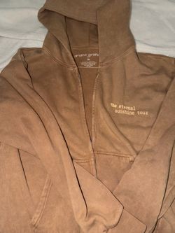 Ariana Grande Brown Zip Up (Medium)