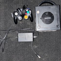 GameCube And Controller And Game 