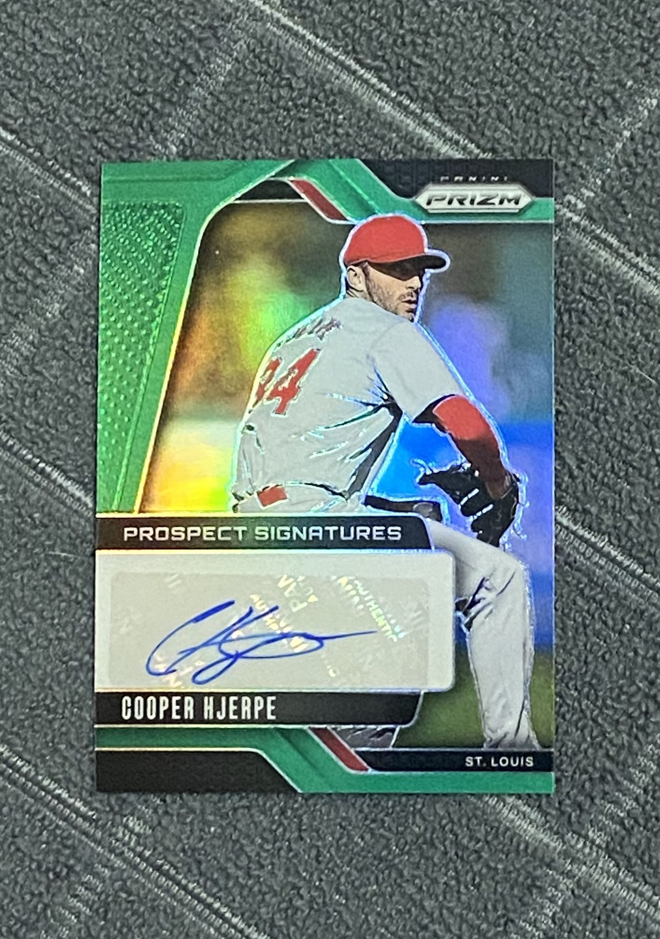 St Louis Cardinals Cooper Hjerpe AUTOGRAPH Rookie Card