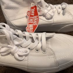 White Vans Never Worn 