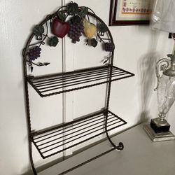 Home Interiors Kitchen Metal Rack