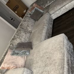 Gray Sectional 