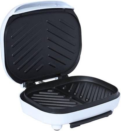 NEW Brentwood TS-605 2-Slice Capacity Electric Contact Grill, White