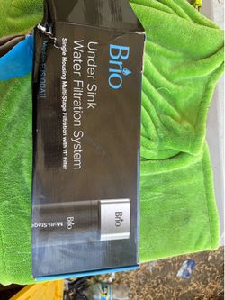 Brio water filtration system