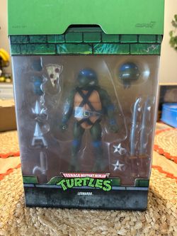 NEW Super7 TMNT Leonardo Action Figure Ultimate Series