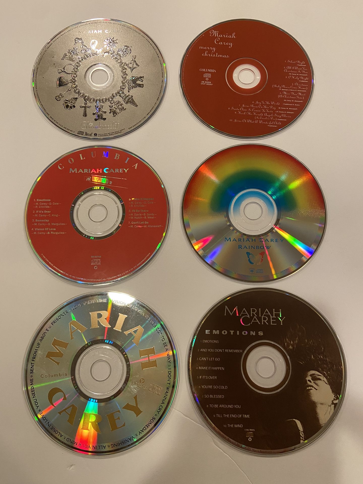 Lot Of Mariah Carey CDs (no Cases Or Sleeves)