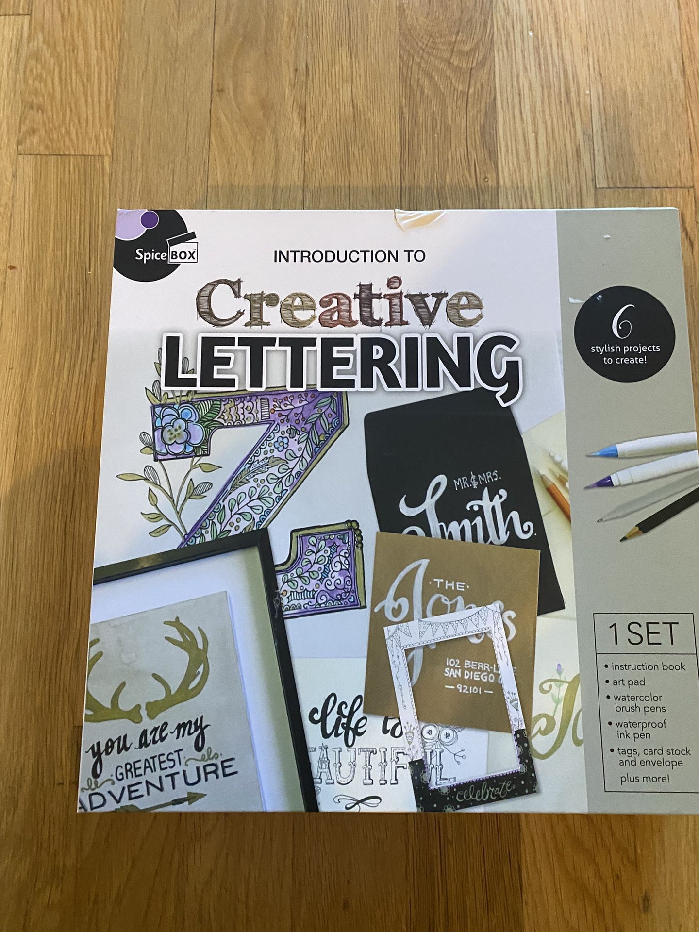 Calligraphy Creating letters Set