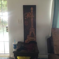 Paris Eiffel Tower Canvas Wall Art Decor