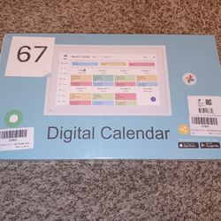 NEW 10.1" Touch Screen Digital Calendar/Photo Frame (White Frame)