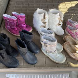 Lot Of Girls Shoes Size 8 Toddler 