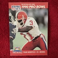 1990 Pro Set Pro Bowl Frank Minnifield #357