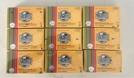 2021 Topps Archives Snapshots Factory Sealed Boxes (9)