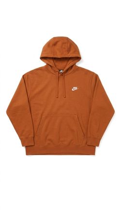 Nike 2XL Hoodie Orange Burnt Sweatshirt Large