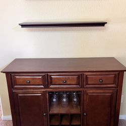 Buffet With Wine Rack