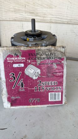 Evaporative cooler motor