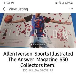 Awsome  Collectors Item  Allen Iverson  Magazine  $30